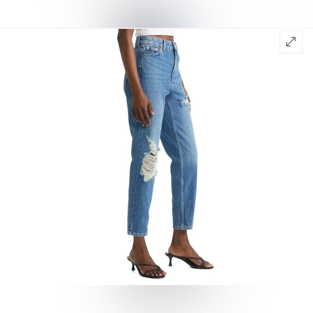 Top Shop Ankle Mom Jeans sz W 30 L 30 - Picture 3 of 7